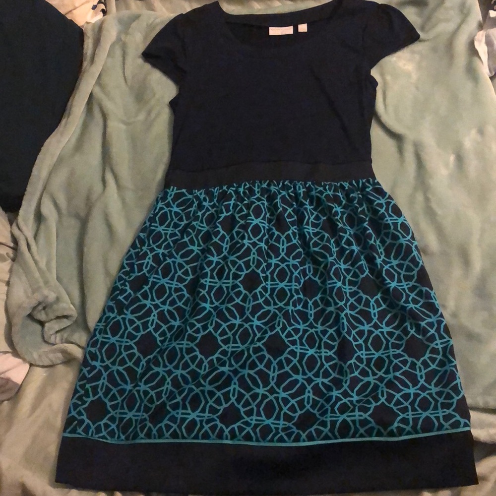 New York and Company printed short sleeve dress